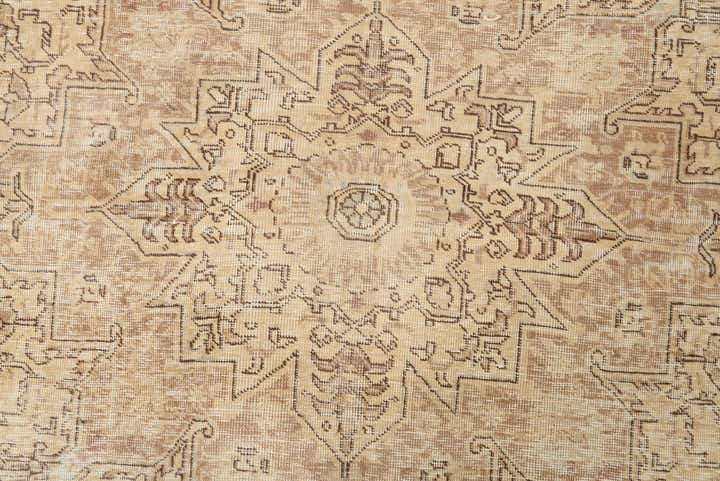 9' 3 x 12' 3 Hand Knotted Ultra Vintage Persian Wool Rug