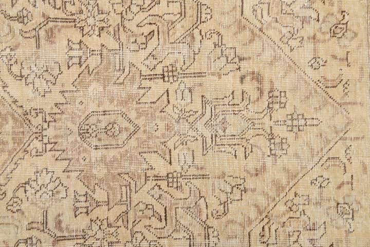 9' 3 x 12' 3 Hand Knotted Ultra Vintage Persian Wool Rug