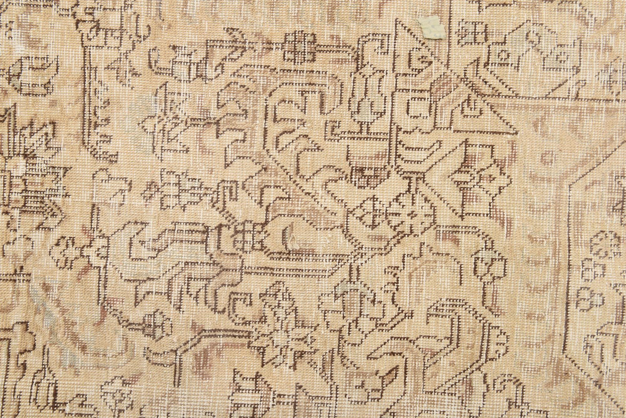 9' 3 x 12' 3 Hand Knotted Ultra Vintage Persian Wool Rug