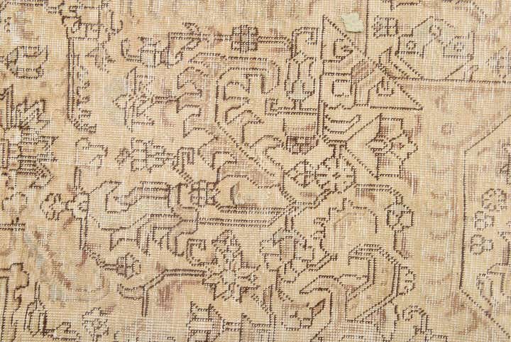 9' 3 x 12' 3 Hand Knotted Ultra Vintage Persian Wool Rug
