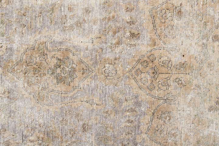 300cm x 365cm Hand Knotted Ultra Vintage Persian Wool Rug