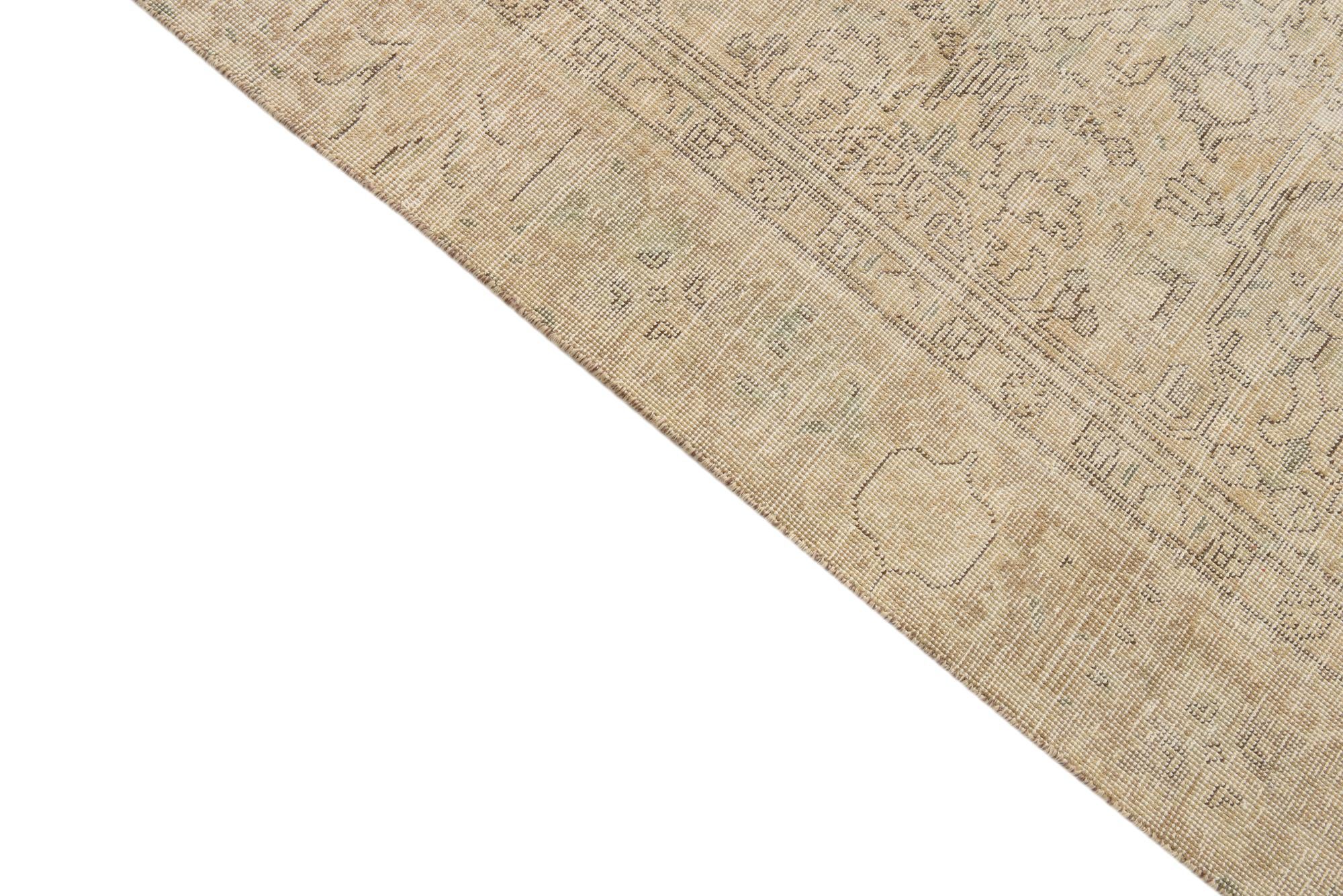 7' 3 x 10' 2 Hand Knotted Ultra Vintage Persian Wool Rug