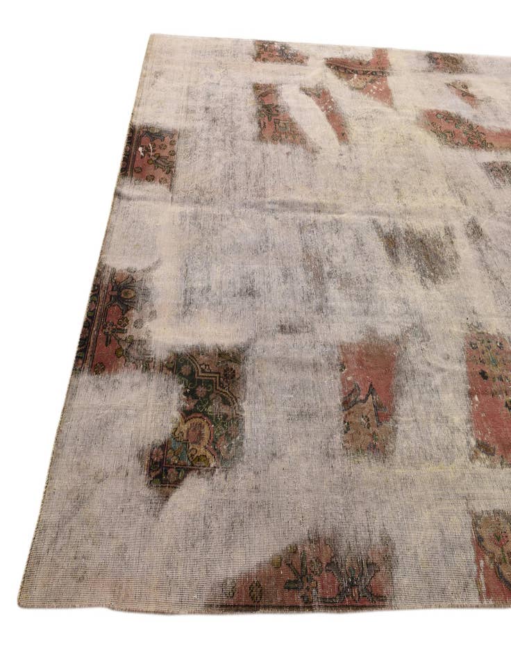 Detail image of 8' 11 x 12' 7  Hand Knotted Ultra Vintage Persian Wool Rug