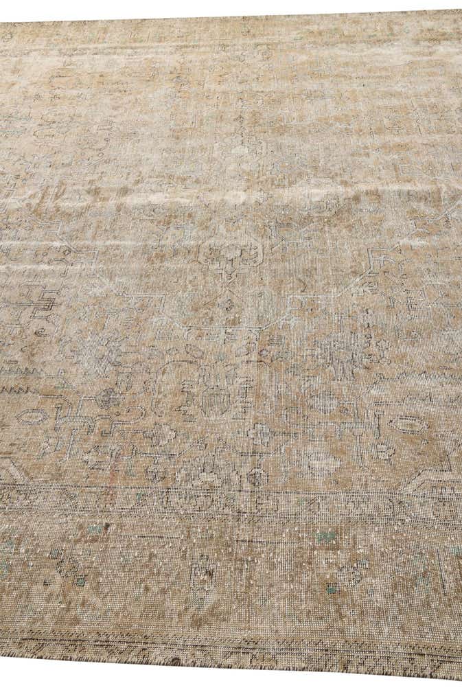 9' 1 x 12' 2 Hand Knotted Ultra Vintage Persian Wool Rug