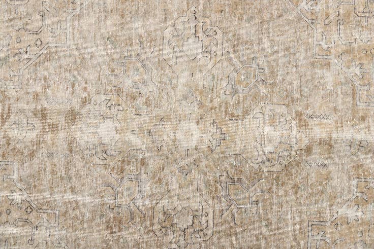 Detail image of 9' 1 x 12' 2 Hand Knotted Ultra Vintage Persian Wool Rug