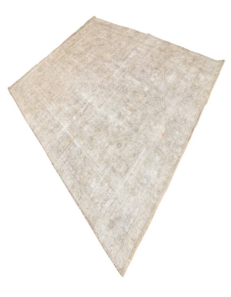 Detail image of 9' 5 x 12' 7  Hand Knotted Ultra Vintage Persian Wool Rug