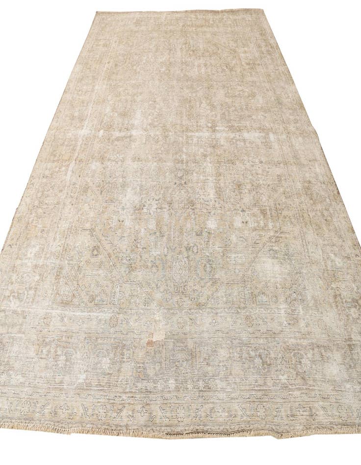 Detail image of 9' 5 x 12' 7  Hand Knotted Ultra Vintage Persian Wool Rug