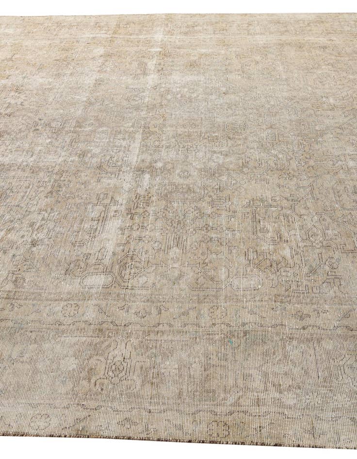 Detail image of 9' 5 x 12' 7  Hand Knotted Ultra Vintage Persian Wool Rug