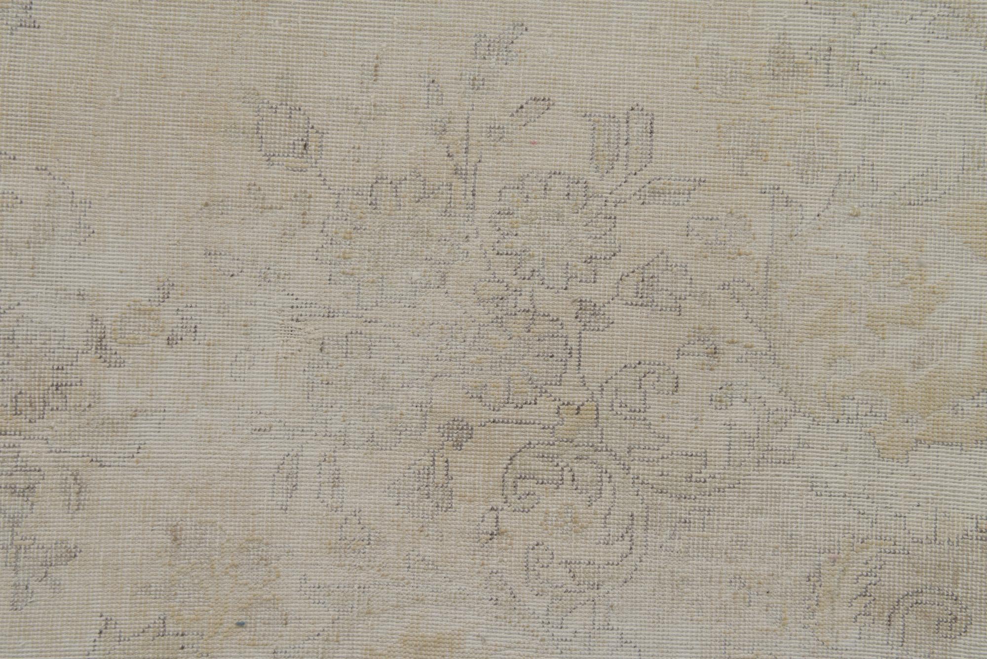6' 1 x 9' 1 Hand Knotted Ultra Vintage Persian Wool Rug
