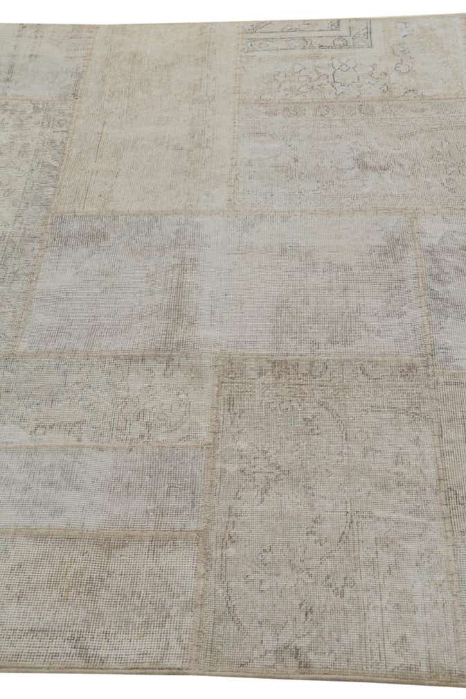 5' x 6' 8 Hand Knotted Ultra Vintage Persian Wool Rug