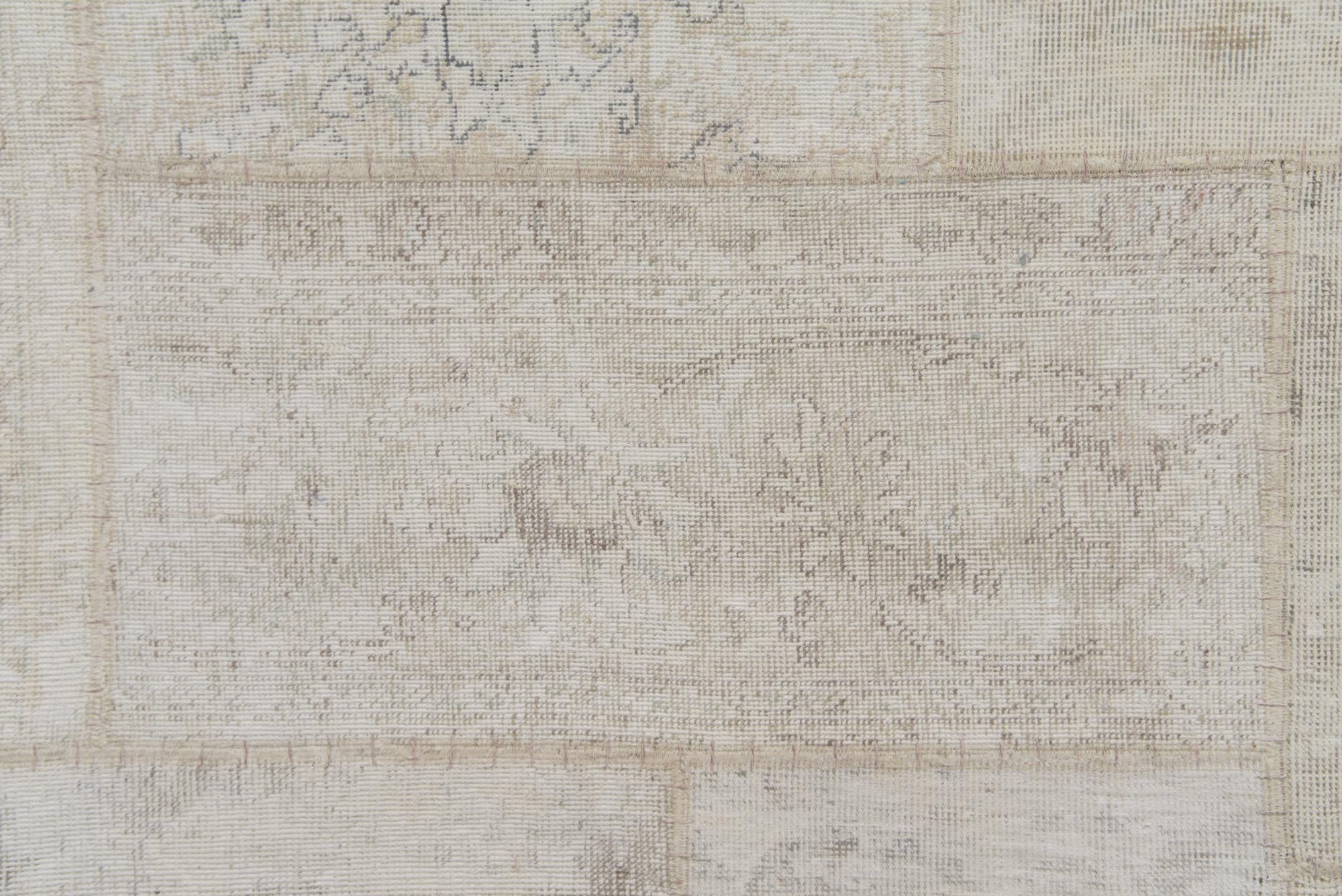 5' x 6' 8 Hand Knotted Ultra Vintage Persian Wool Rug