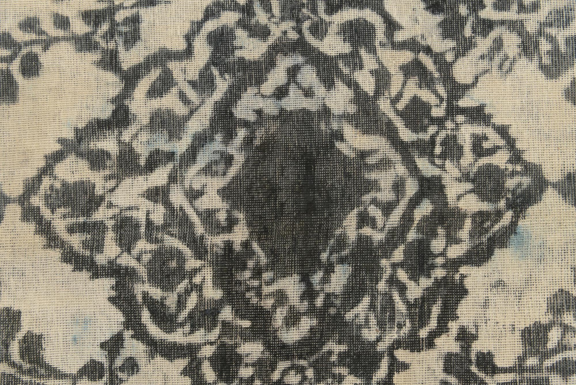7' 9 x 11' Hand Knotted Ultra Vintage Persian Wool Rug