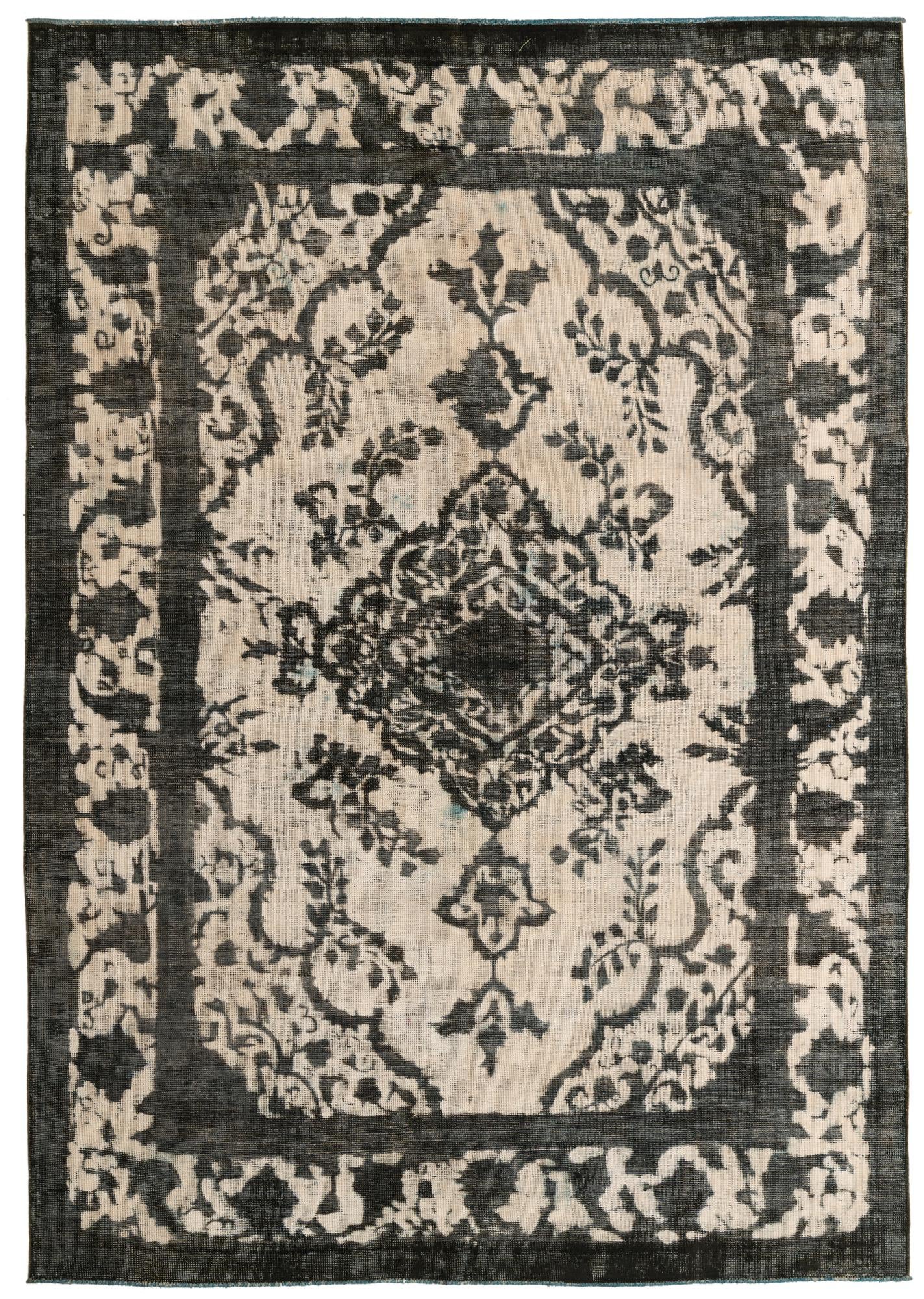 7' 9 x 11' Hand Knotted Ultra Vintage Persian Wool Rug