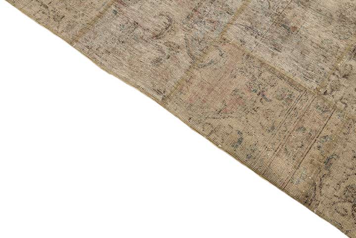 6' 9 x 10' Hand Knotted Ultra Vintage Persian Wool Rug