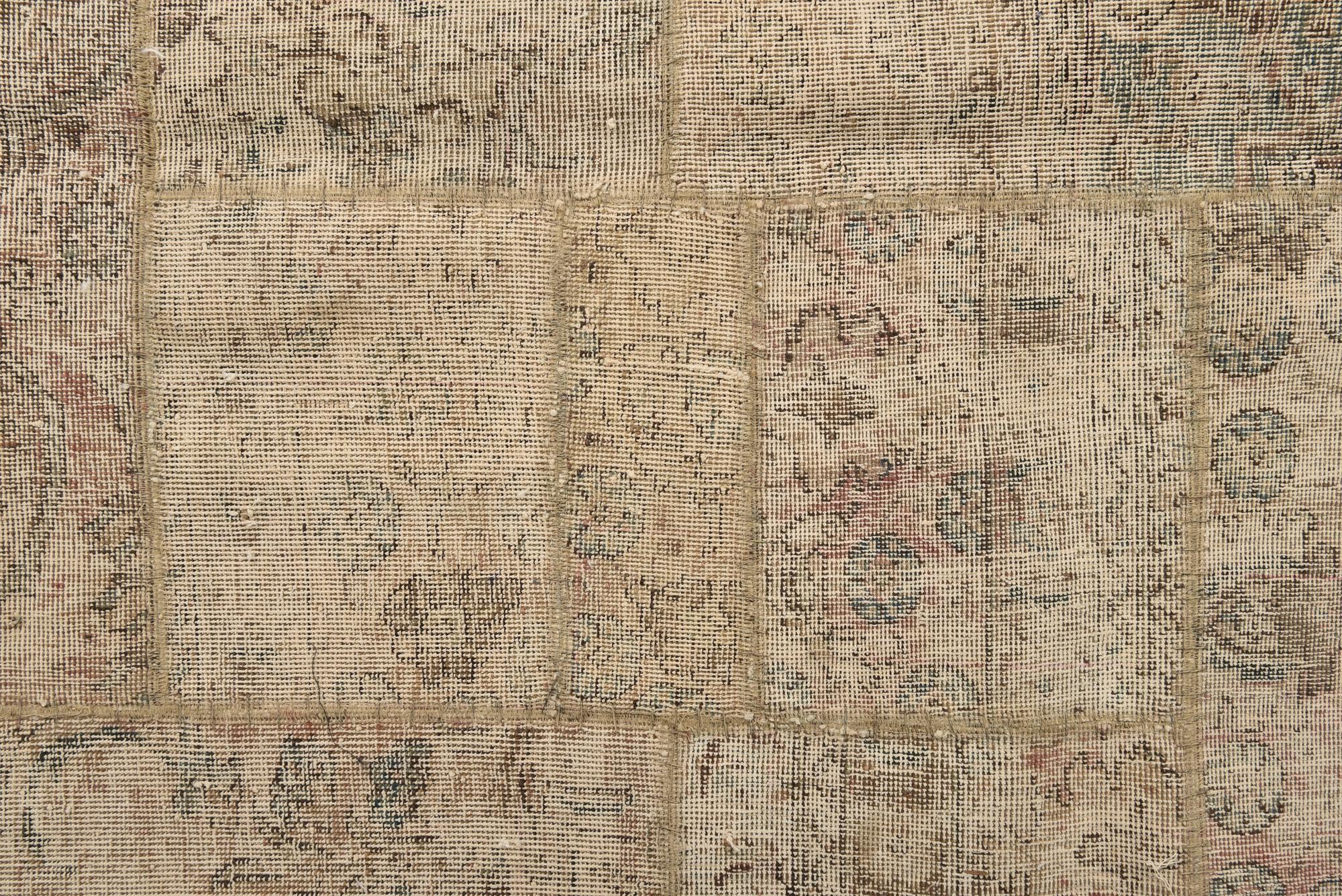 6' 9 x 10' Hand Knotted Ultra Vintage Persian Wool Rug