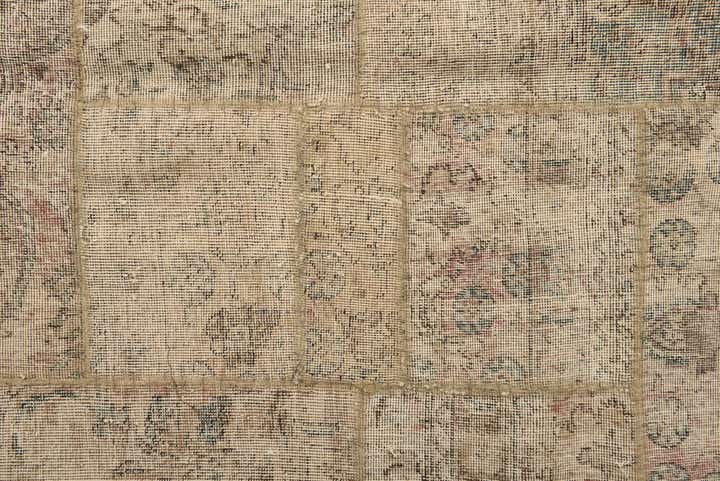 6' 9 x 10' Hand Knotted Ultra Vintage Persian Wool Rug