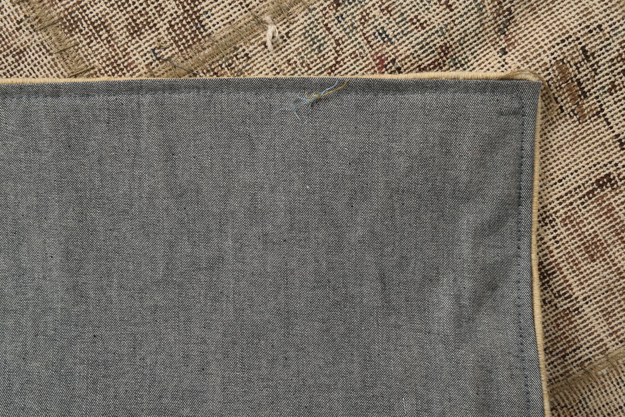 6' 9 x 10' Hand Knotted Ultra Vintage Persian Wool Rug