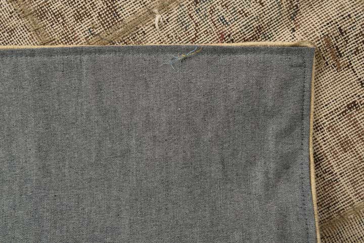6' 9 x 10' Hand Knotted Ultra Vintage Persian Wool Rug