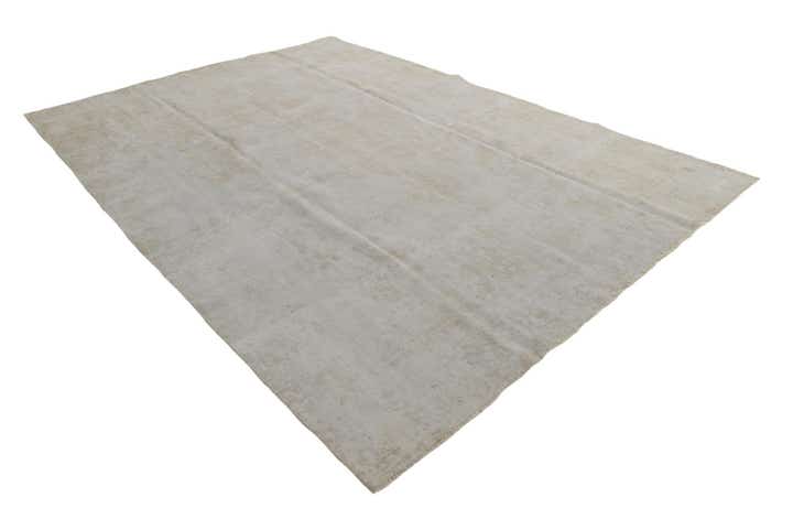 9' x 12' 5 Hand Knotted Ultra Vintage Persian Wool Rug