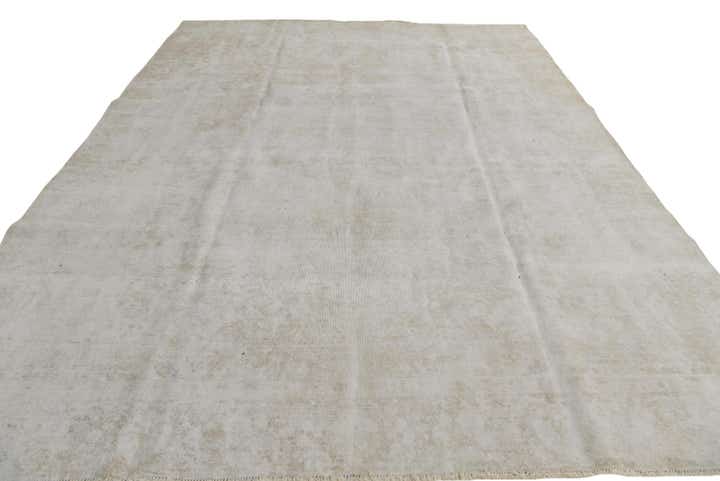 9' x 12' 5 Hand Knotted Ultra Vintage Persian Wool Rug