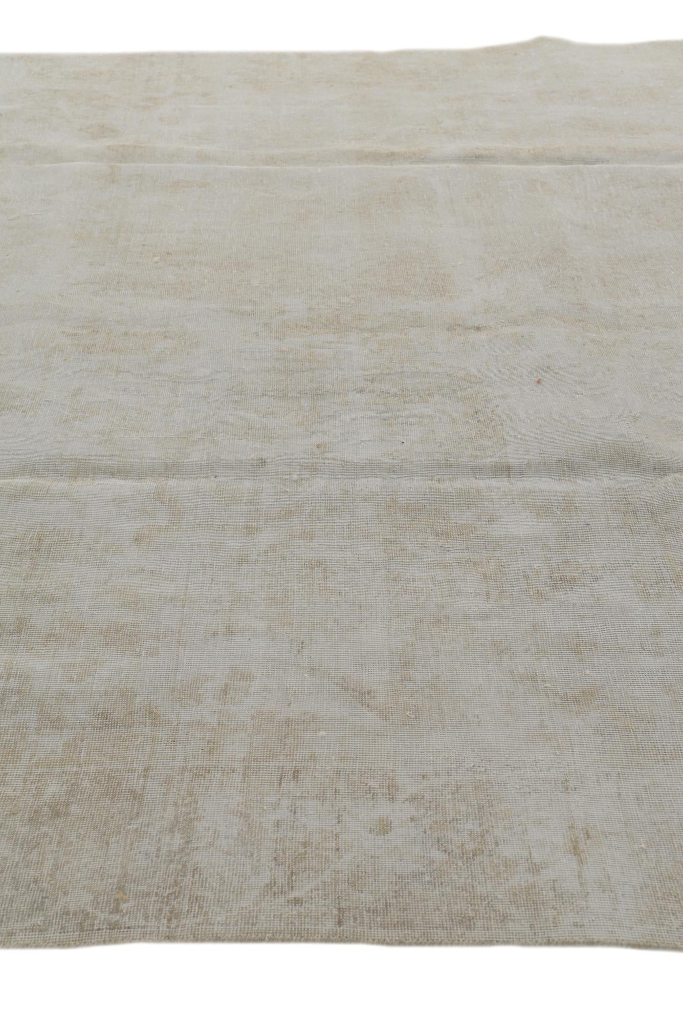 9' x 12' 5 Hand Knotted Ultra Vintage Persian Wool Rug