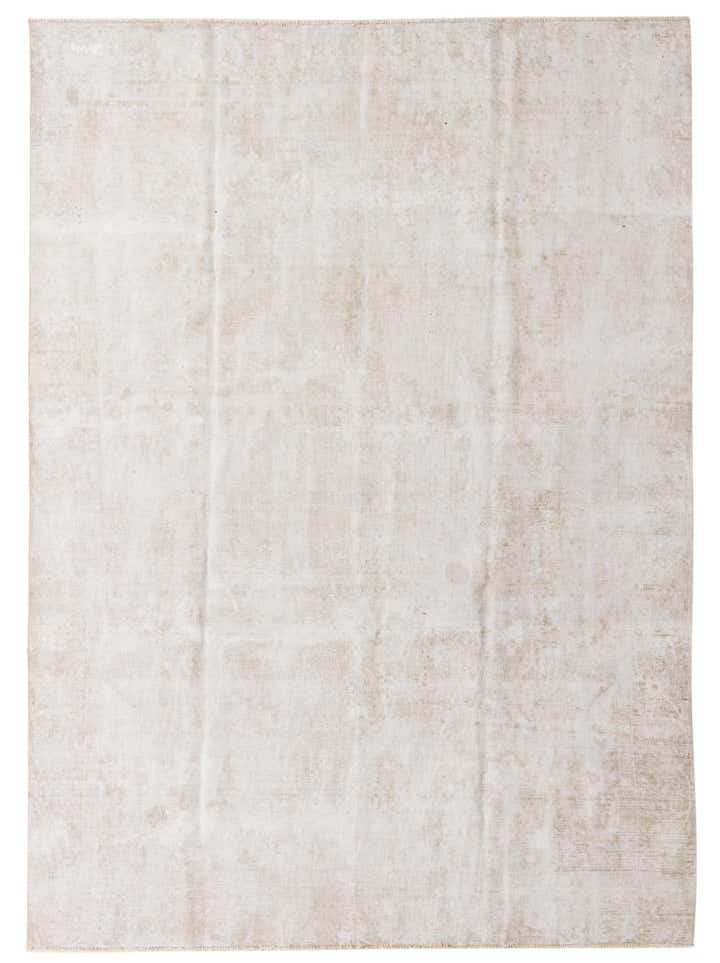 9' x 12' 5 Hand Knotted Ultra Vintage Persian Wool Rug