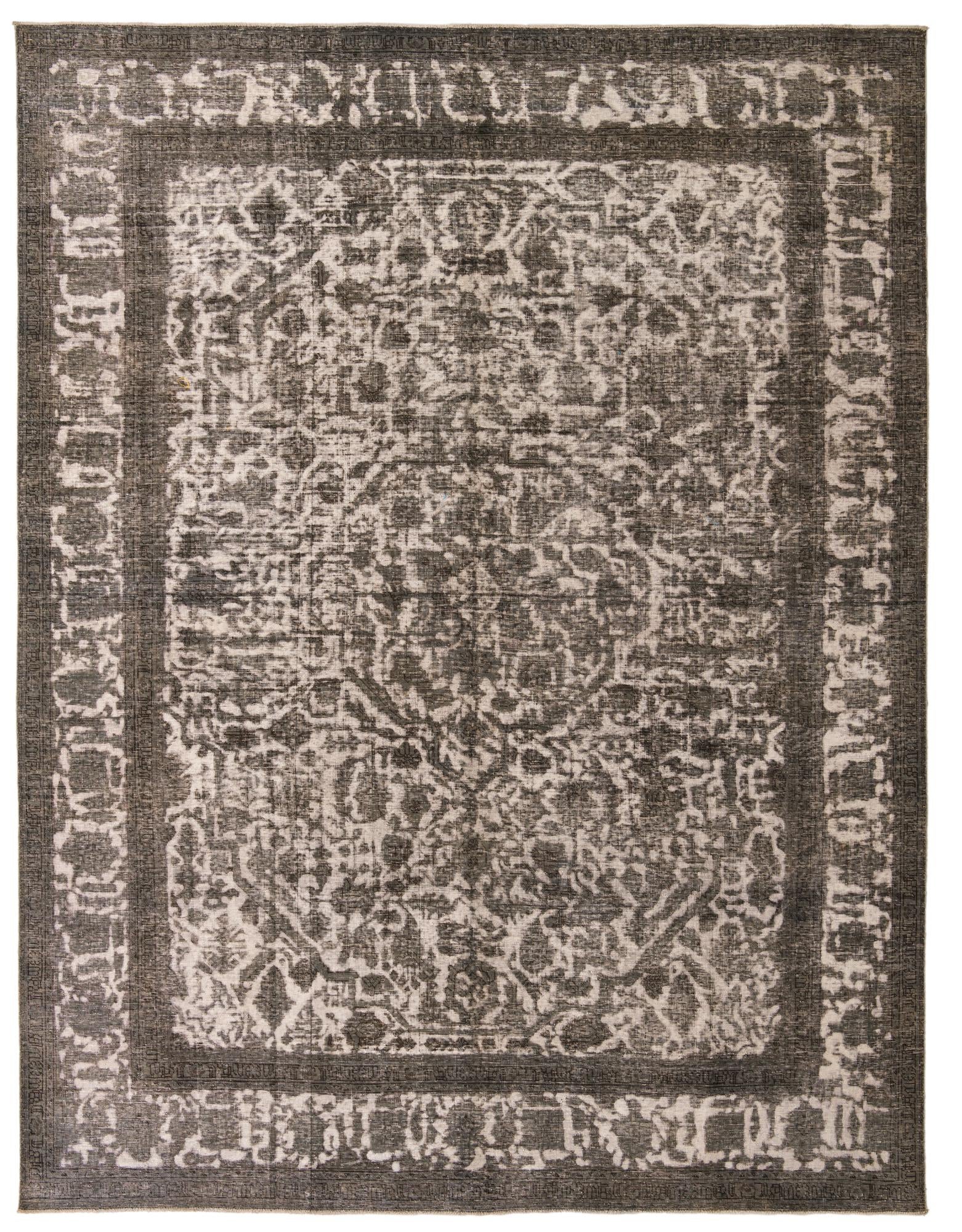 9' 9 x 12' 10 Hand Knotted Ultra Vintage Persian Wool Rug