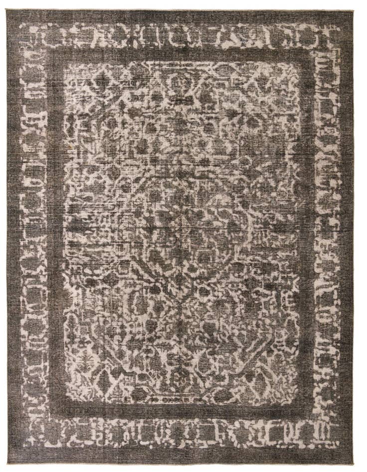 Detail image of 9' 9 x 12' 10 Hand Knotted Ultra Vintage Persian Wool Rug