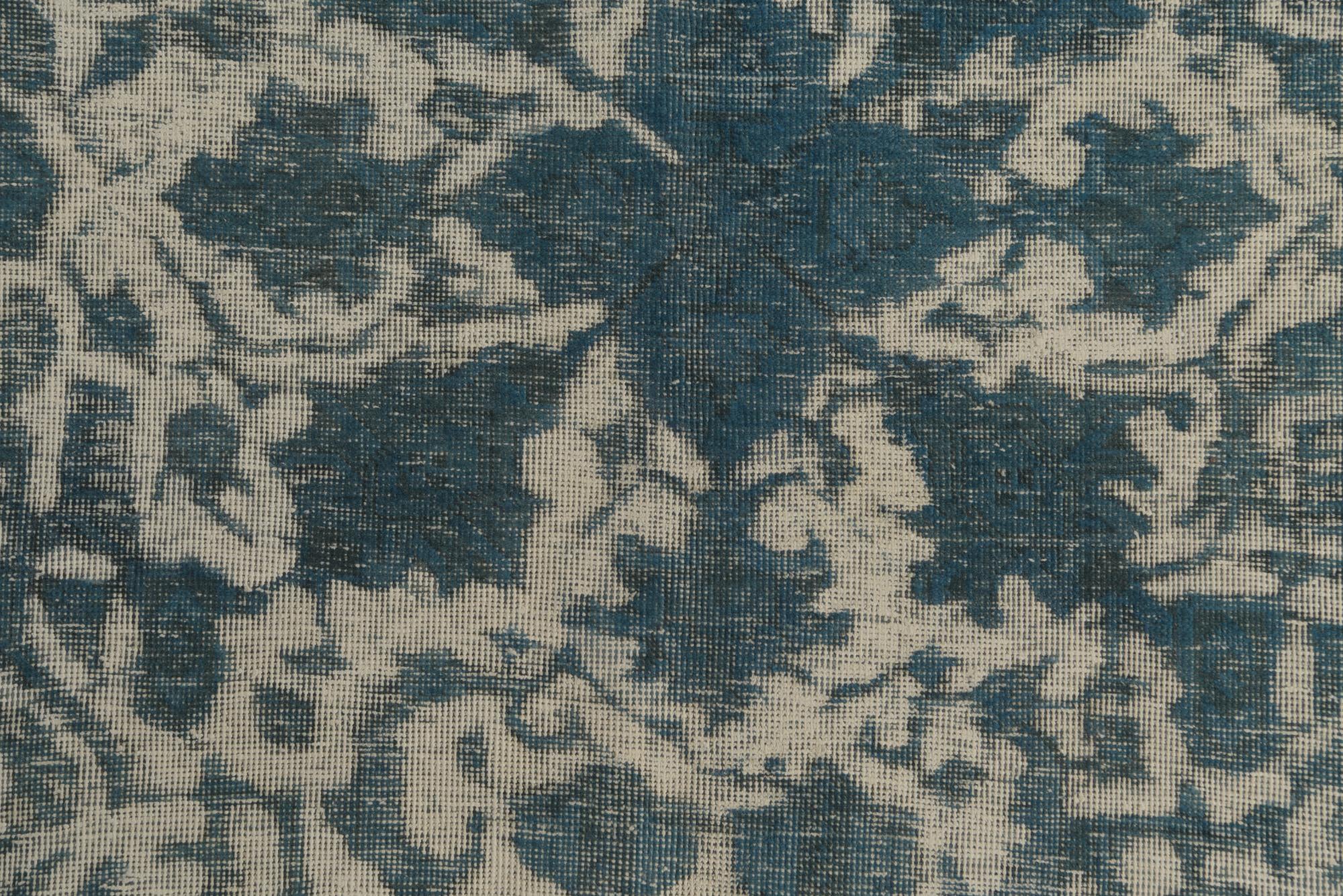 9' 4 x 12' 4 Hand Knotted Ultra Vintage Persian Wool Rug