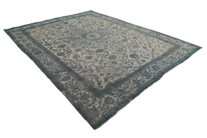 9' 8 x 12' 4 Hand Knotted Ultra Vintage Persian Wool Rug