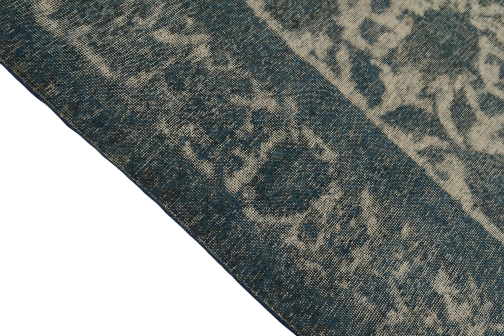 9' 8 x 12' 4 Hand Knotted Ultra Vintage Persian Wool Rug