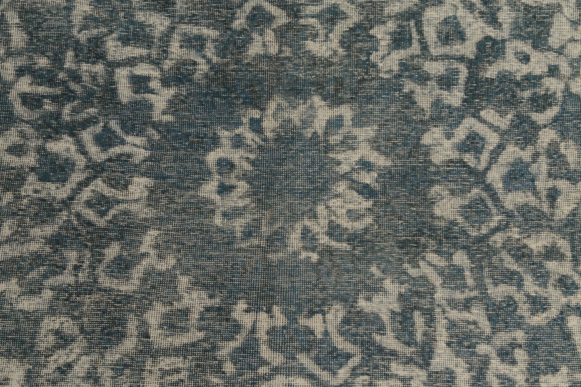 9' 8 x 12' 4 Hand Knotted Ultra Vintage Persian Wool Rug