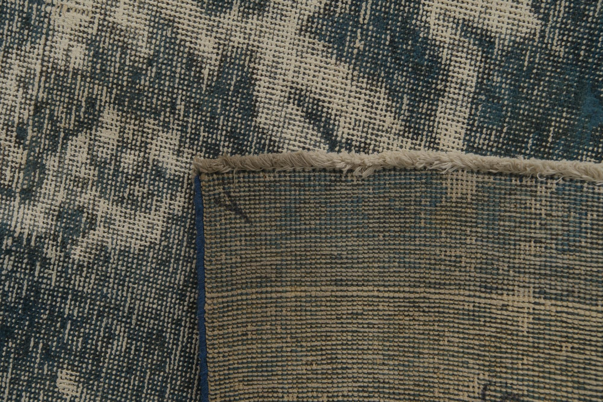 9' 8 x 12' 4 Hand Knotted Ultra Vintage Persian Wool Rug