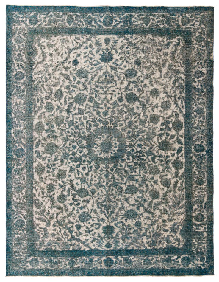 Detail image of 9' 8 x 12' 4 Hand Knotted Ultra Vintage Persian Wool Rug