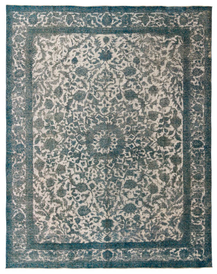 Detail image of 9' 8 x 12' 4 Hand Knotted Ultra Vintage Persian Wool Rug