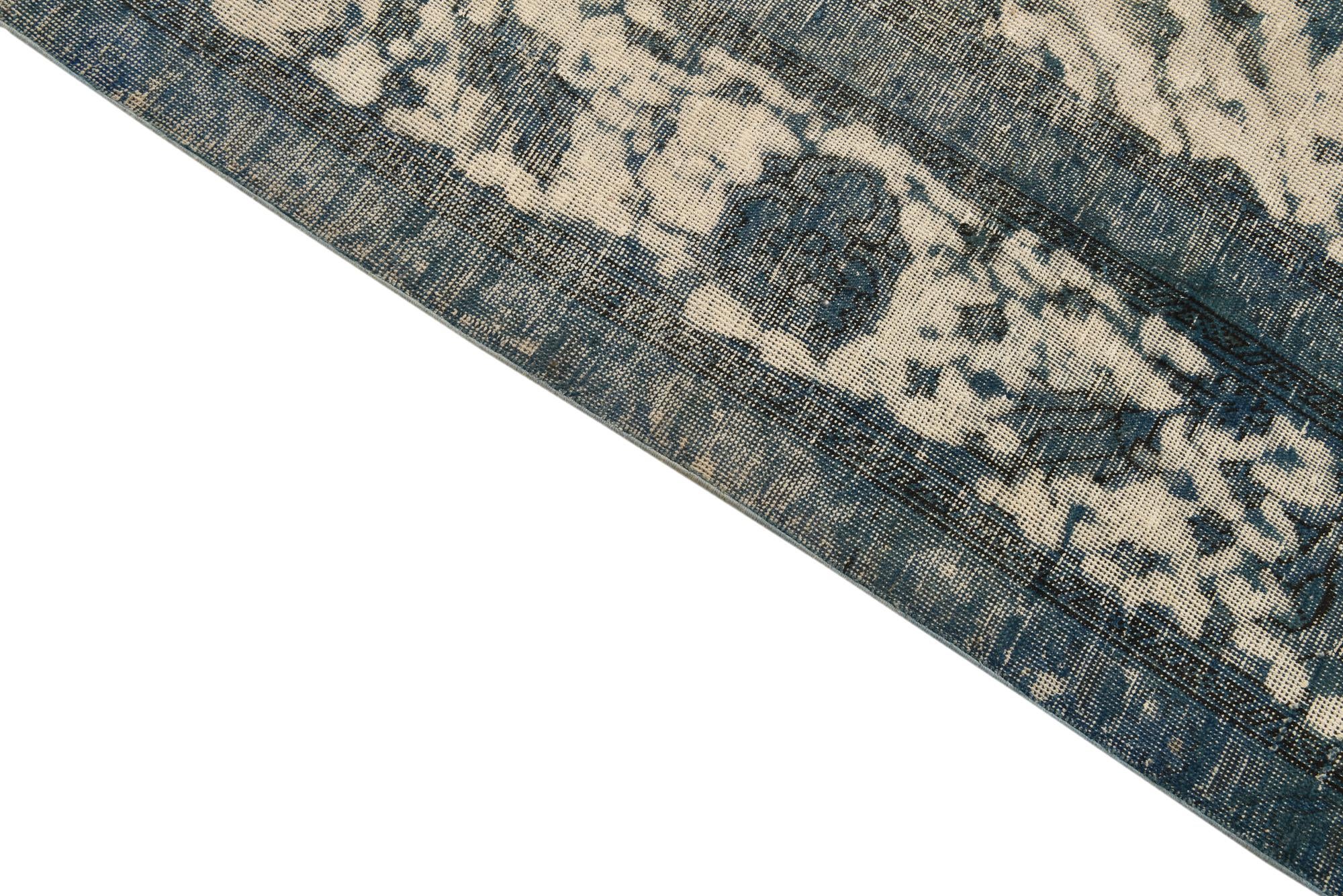 9' 7 x 12' 5 Hand Knotted Ultra Vintage Persian Wool Rug