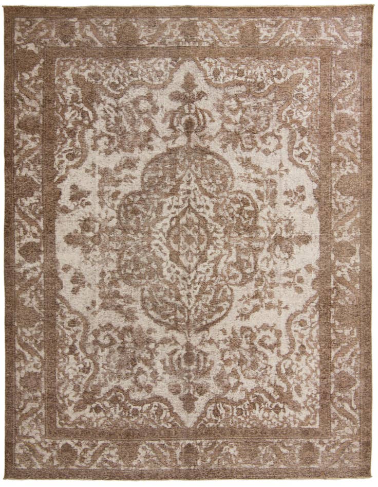 Detail image of 9' 8 x 12' 4 Hand Knotted Ultra Vintage Persian Wool Rug