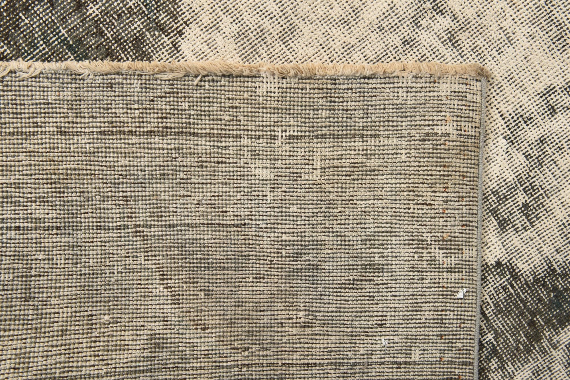 9' 6 x 12' 3 Hand Knotted Ultra Vintage Persian Wool Rug