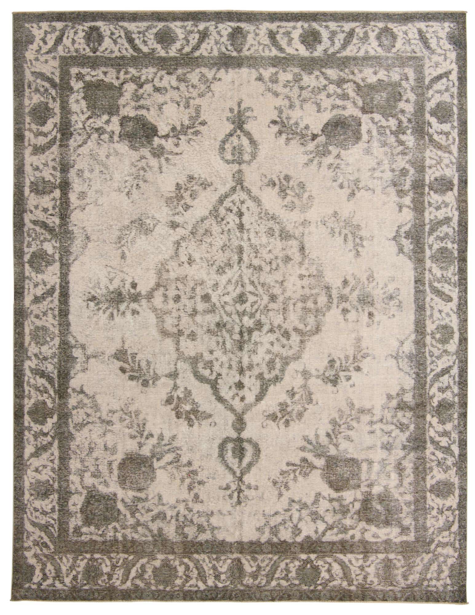 9' 6 x 12' 3 Hand Knotted Ultra Vintage Persian Wool Rug