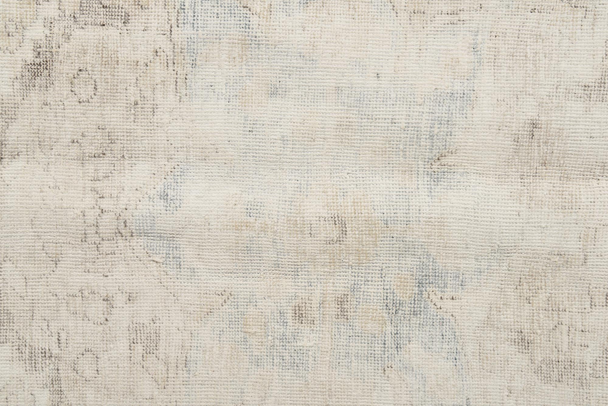 6' 8 x 10' Hand Knotted Ultra Vintage Persian Wool Rug