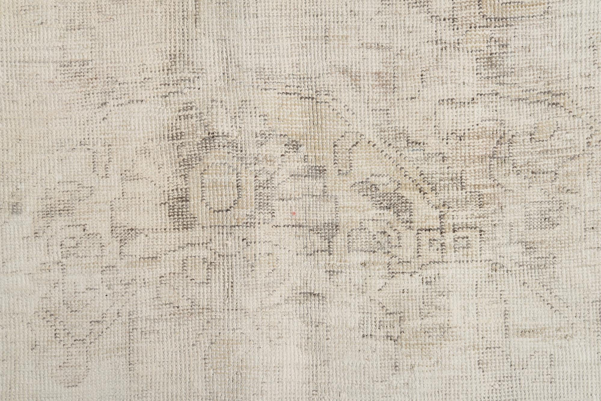 6' 8 x 10' Hand Knotted Ultra Vintage Persian Wool Rug