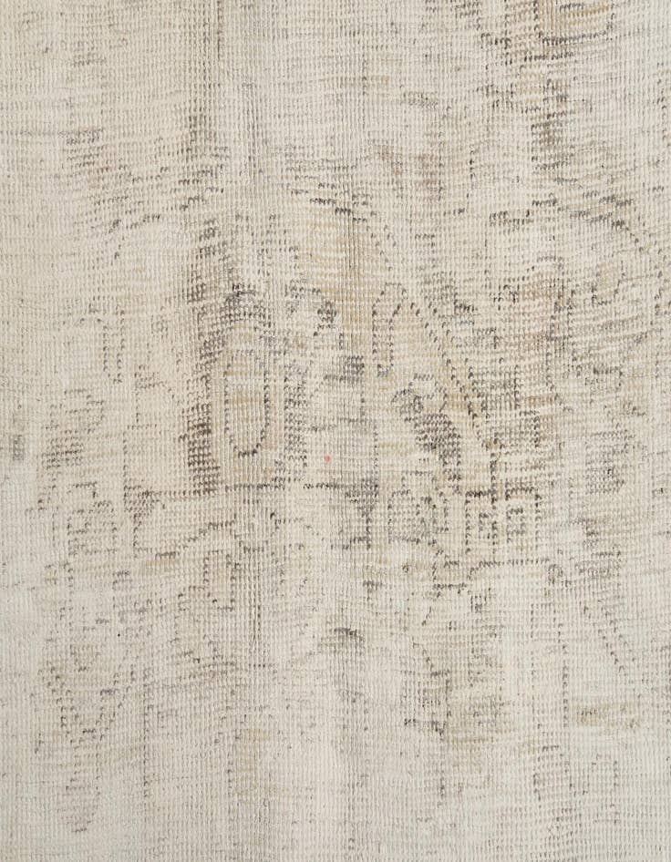 Detail image of 6' 8 x 10'  Hand Knotted Ultra Vintage Persian Wool Rug