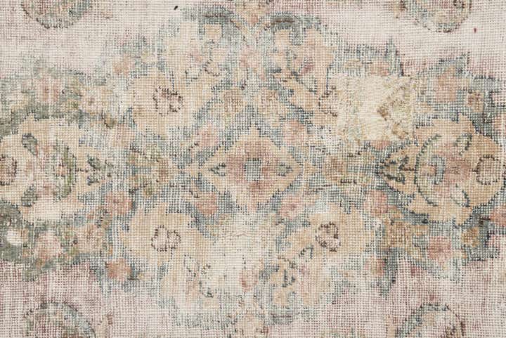 9' 1 x 12' Hand Knotted Ultra Vintage Persian Wool Rug