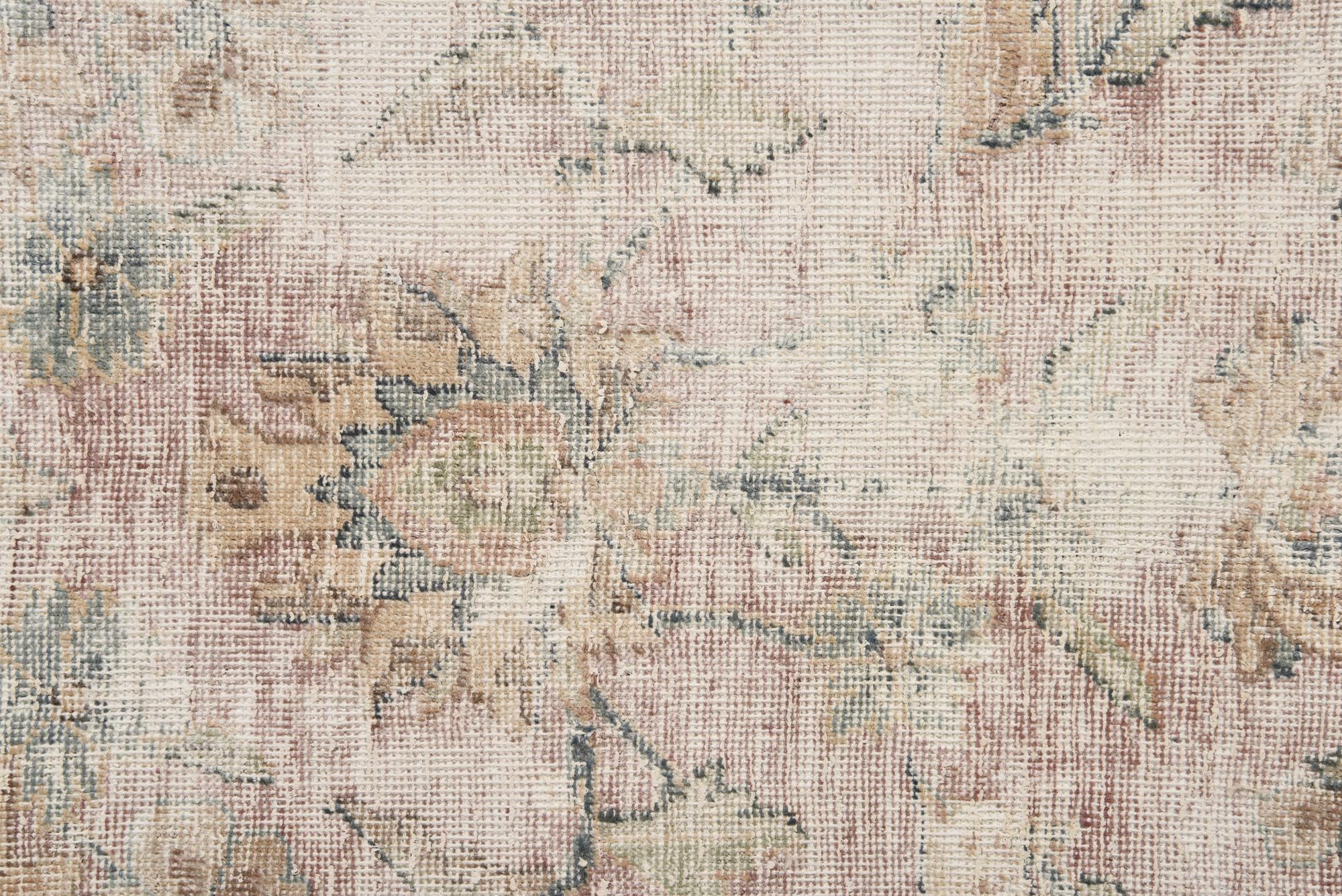 9' 1 x 12' Hand Knotted Ultra Vintage Persian Wool Rug