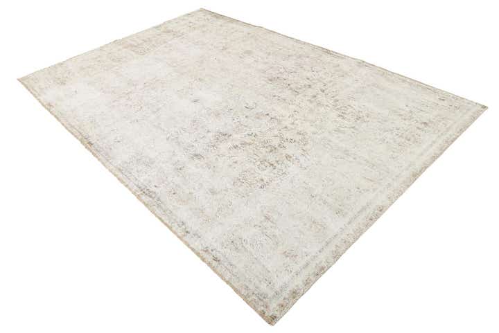 6' 9 x 10' 3 Hand Knotted Ultra Vintage Persian Wool Rug