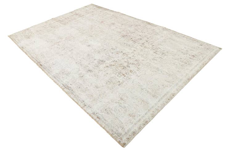 Detail image of 6' 9 x 10' 3 Hand Knotted Ultra Vintage Persian Wool Rug