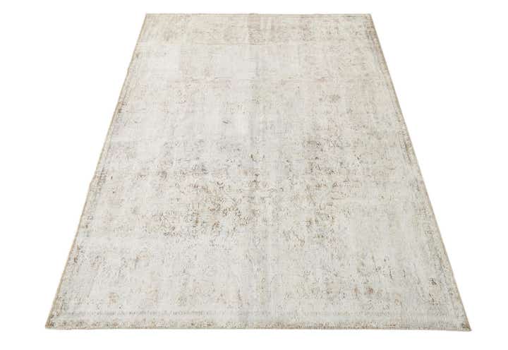 6' 9 x 10' 3 Hand Knotted Ultra Vintage Persian Wool Rug