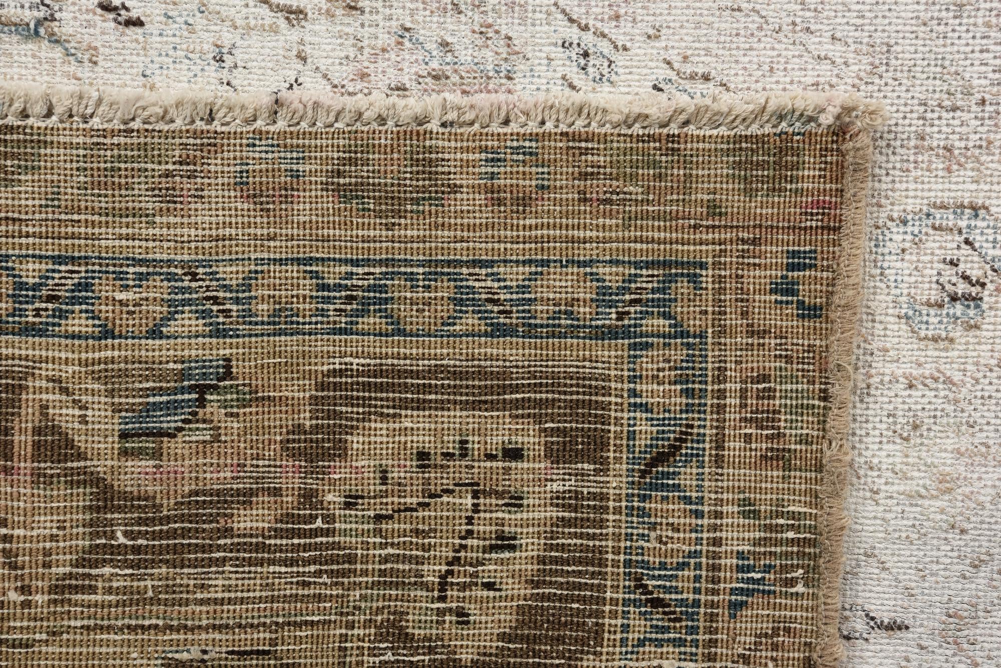 6' 9 x 10' 3 Hand Knotted Ultra Vintage Persian Wool Rug