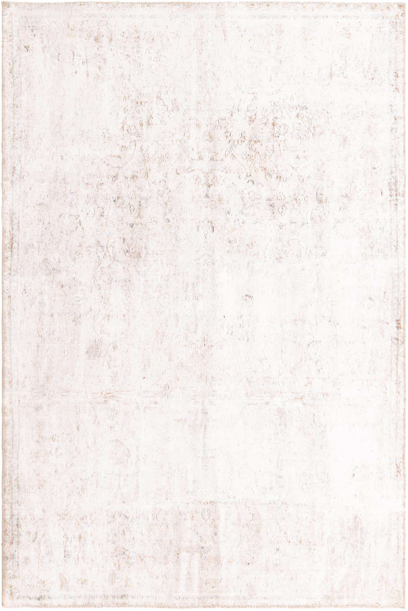 6' 9 x 10' 3 Hand Knotted Ultra Vintage Persian Wool Rug