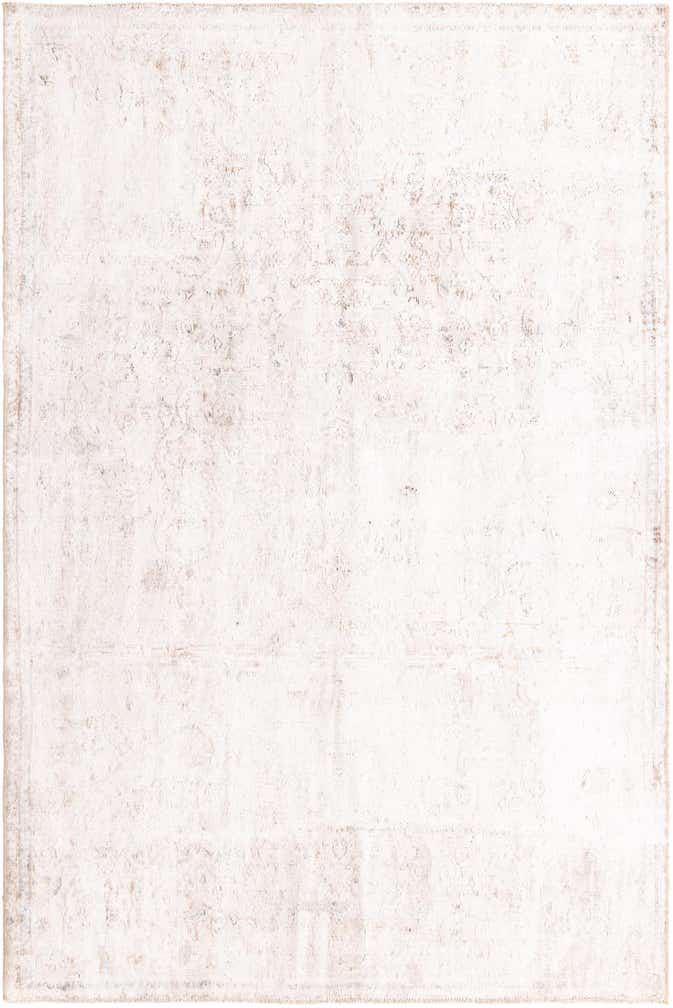 6' 9 x 10' 3 Hand Knotted Ultra Vintage Persian Wool Rug
